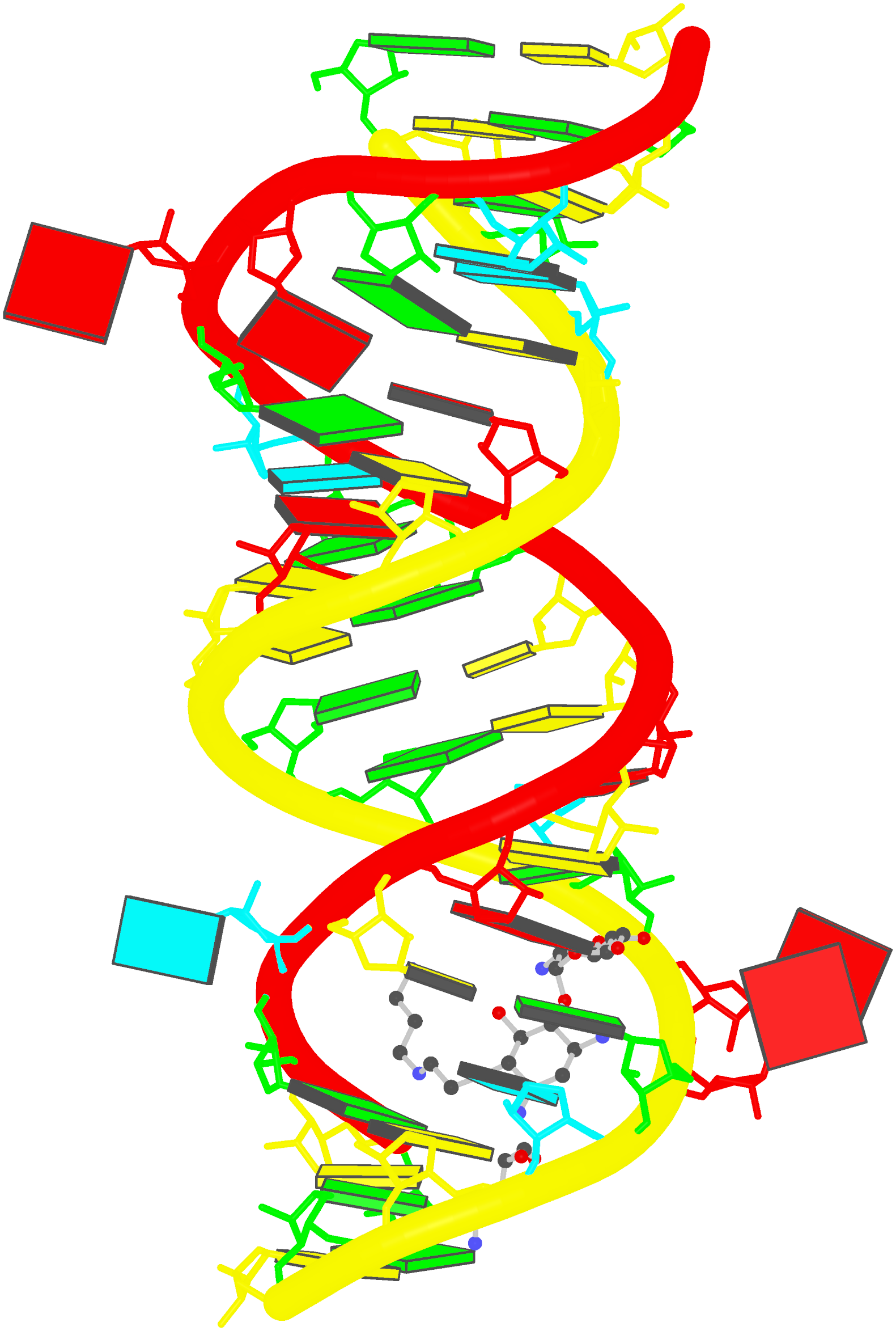 complex of the bacterial ribosomal aminoacyl-tRNA site (A- site) with a designer antibiotic (2f4u)